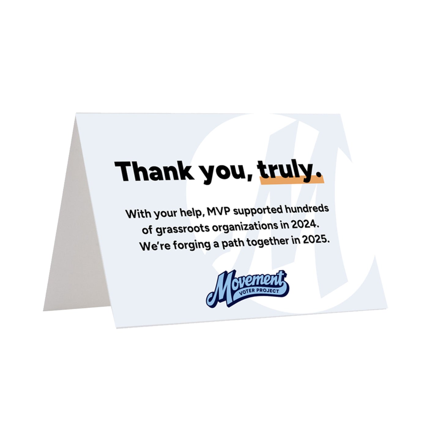 2025 Thank You Cards W/ Envelope (25 Pack)